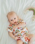 Костюм для новорожденных с футболкой и трусиками радуга Vikki Kids