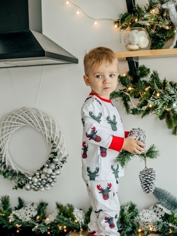 Пижама детская новогодние олени Vikki Kids